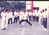 陈小旺大师在天后宫教导陈式太极拳 Grand Master Chen Xiao Wang teaching Chenshi Taijiquan at Thean Hou Temple, Kuala Lumpur